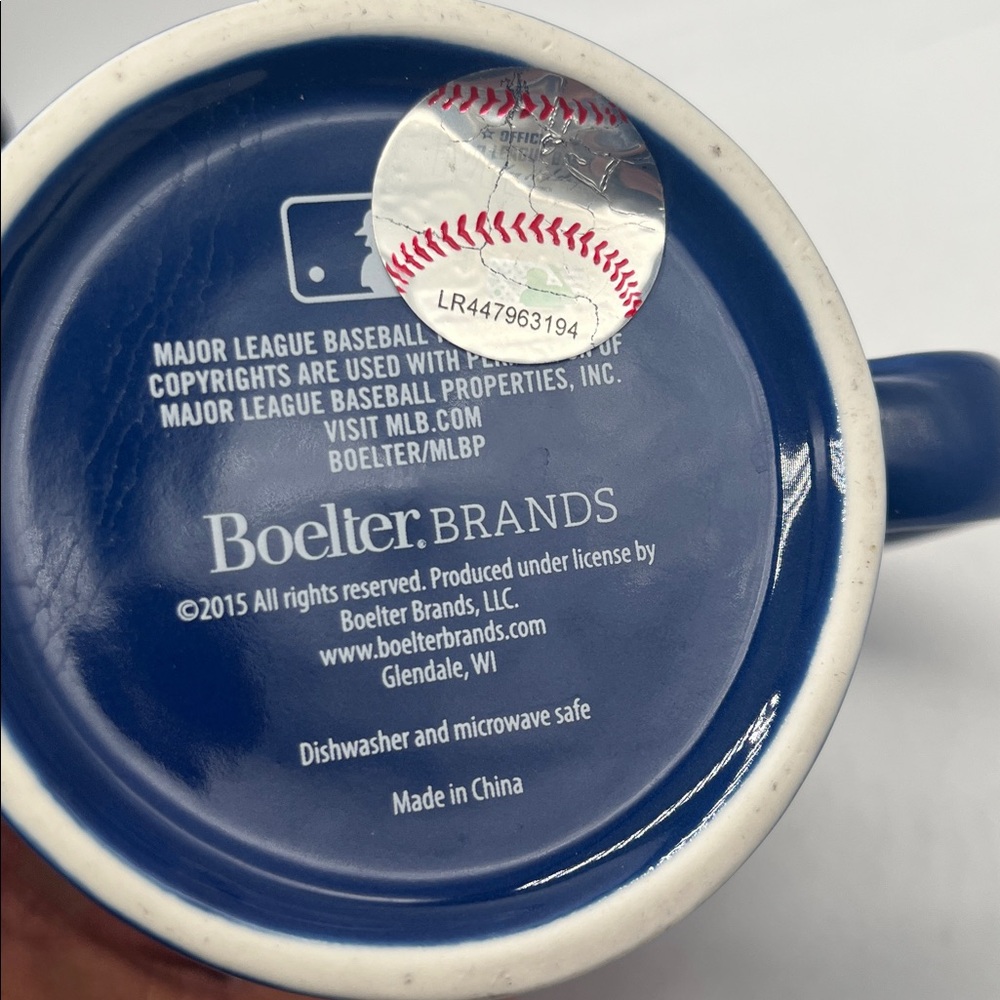 Texas Rangers Blue Mug New Multi Logo - Picture 4 of 5